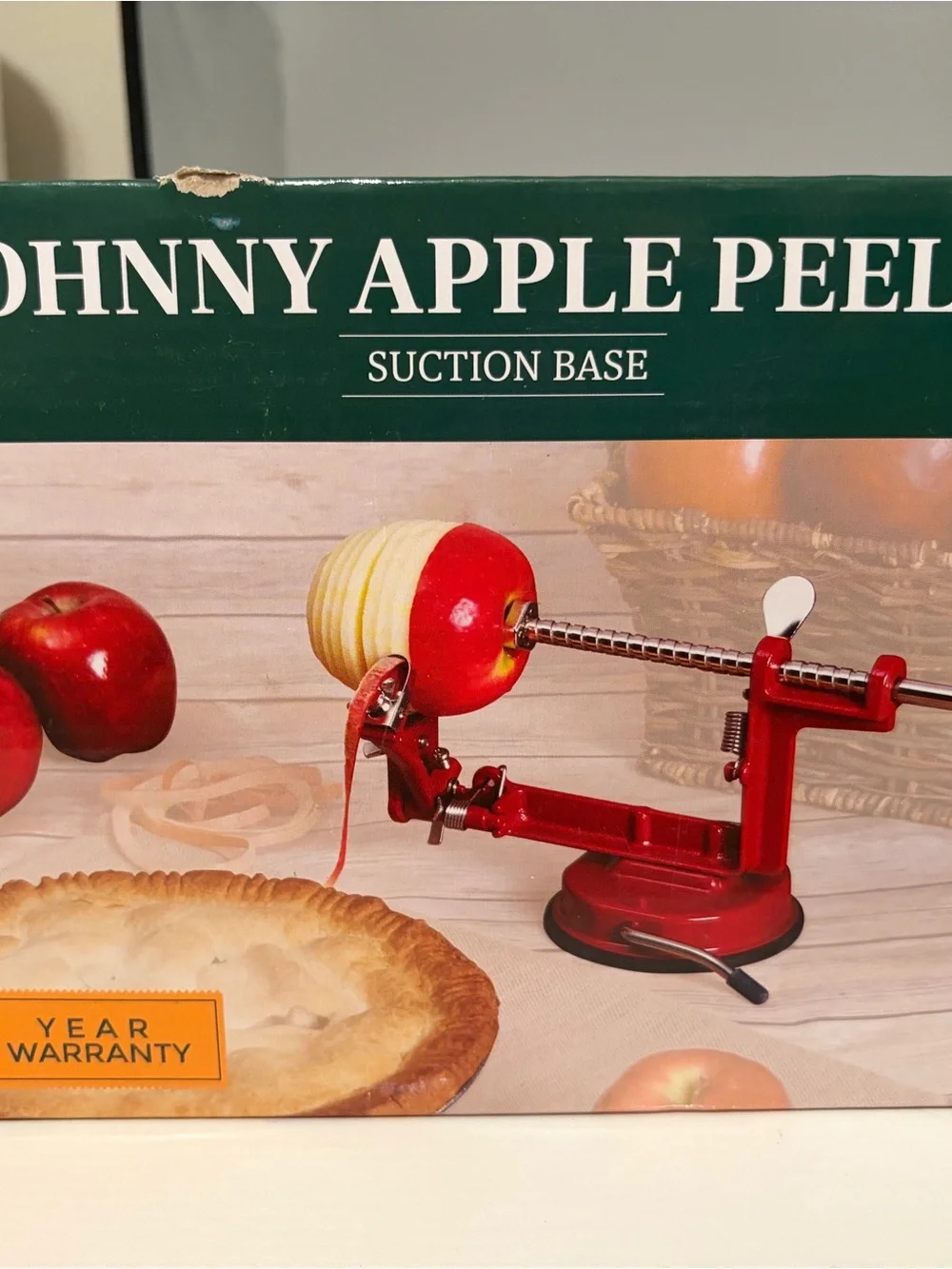- Red Suction Base Apple Peeler